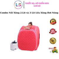 Combo Nồi Xông 2.Lit và 3 Lít Lều Xông Hơi Nóng | Thảo Dược Dùng Cho Gia Đình Spa Dưỡng Sinh