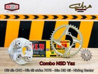 Combo NSD cho Yaz ( Cùi đĩa cnc / Đĩa tải nhôm 7075 / Sên DID 9li / Nhông Rector )