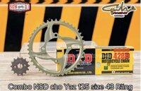 Combo NSD Yaz 43 Răng ( Đĩa tải nhôm 7075 , Nhông Rector , Sên DID 428D 124 Mắt )