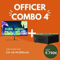 Combo NUC OFFICER 4 (PC Intel NUC i5 | 21.5 inch FHD IPS | 8GB | 240GB)