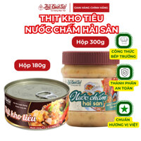 Combo Nước Chấm Hải Sản Và Thịt Heo Kho Tiêu Thế Giới Sốt