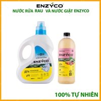 Combo Nước Giặt Và Nước Ngâm Rau Củ Sinh Học ENZYCO Lên Men Tự Nhiên Từ Dứa Và Bồ Hòn 세탁 세제 Washing liquid