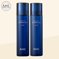 Combo Nước hoa hồng AHC premium Hydra B5 Toner 120ml + Kem dưỡng da và chống nếp nhăn AHC premium Hydra B5 Lotion 120ml