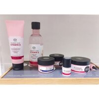 Combo nước hoa hồng và kem dưỡng Vitam E The Body Shop