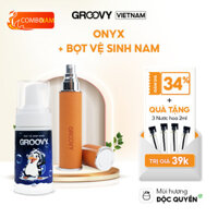 Combo Nước Hoa Nam GROOVY Onyx Phóng Khoáng Cá Tính 10ml+Bọt Vệ Sinh Nam 100ml