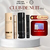Combo Nước Hoa Nam Nữ ARMAF Club de Nuit EDP 10ML - Nước Hoa Cao Cấp Chính Hãng, Lưu Hương Lâu