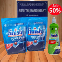 Combo Nước làm bóng hữu cơ 400ml + Viên rửa bát Finish 48 Viên