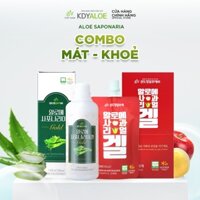 COMBO NƯỚC NHA ĐAM SÂM MÁT KHỎE KDY ALOE