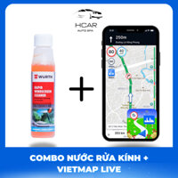 COMBO nước rửa kính Wurth + Vietmap Live Pro bản quyền cảnh báo giao thông 1 năm, 2 năm