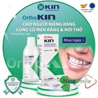 Combo Nước Súc Miệng Kem Đánh Răng OrthoKin Cho Chỉnh Nha, Chăm Sóc Răng Chỉnh Nha, Niềng Răng, Chính Hãng KIN