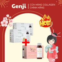 Combo nước uống collagen chống lão hóa trắng da mờ thâm nám Nucos Spa 13500 và Nucos Super White 3 hộp