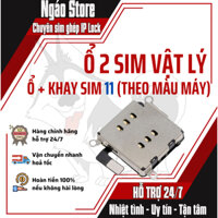 Combo ổ 2 sim vật lý dành cho IP 11 (Ổ + khay)