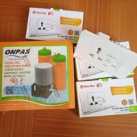 Combo  Ổ Cắm Máy Bơm An Toàn Rạng Đông Cấp Nguồn 5V Cho Phao Điện Model: OC03.MB 16A  & phao điện bồn nước ONPAS