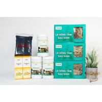 Combo ở cử TACO 5 món ( 2 muối thảo dược, túi chườm, cốt gừng, cốt nghệ, Đai Chườm Muối )