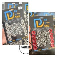 COMBO Ốc Dàn Áo PAYDING Mẫu Thái V1,V2 Inox304 tặng kèm 10 miếng Long Đền cho nhiều dòng xe