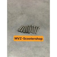 COMBO ỐC INOX SALAYA LẮP NẮP NỒI BƯỞNG CÔN VESPA , PIAGGIO