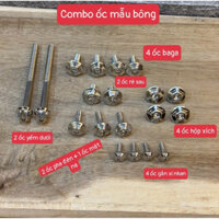 Combo ốc salaya gắn dàn áo xe dream50,100