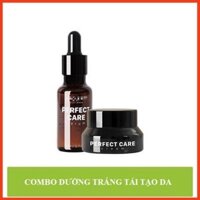 Combo ốc sên Perfect Care Narguerite chính hãng - DƯỠNG TRẮNG, TÁI TẠO DA BAN ĐÊM (1 Serum 20ml + 1 Kem 15g)