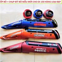 COMBO ỐP BÔ + CHỤP ĐÍT BÔ LOẠI ĐẸP CHO EX 150  ỐP PÔ XE MÁY MẪU MỚI  OP PO XE MAY SIEU DEP  ĐỒ CHƠI XE MÁY  PHỤ KIỆN XE MÁY