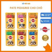 [COMBO] Pate Pedigree Cho Chó Gói 130gram - Pate dạng sốt cho chó lớn, chó con nhiều vị