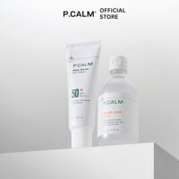 Combo P.CALM Barrier cycle toner 200ml + Water Barrier sun cream 50ml dưỡng da, bảo vệ da