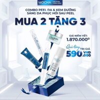 Combo Peel Da MOCHA + Kem Dưỡng Biovector 6 Active – Phục Hồi Da Sau Peel (Mua 2 Tặng 3)