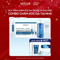 Combo Peel Da Mocha + Sữa Rửa Mặt Bio Active + Kem Chông Nắng, Trọn Bộ Chăm Sóc Da Trước Và Sau Peel