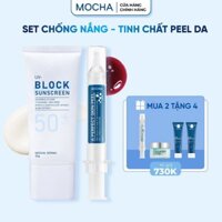 Combo Peel & Kem Chống Nắng MOCHA (Combo 5 món)