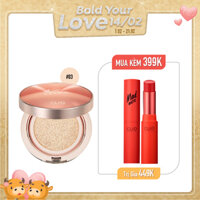 Combo Phấn Nước & Son Thỏi Lì CLIO MAD MATTE LIPS (18AD) 002 SUNLIT ORANGE