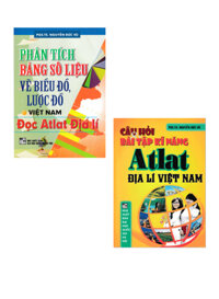 Combo Phân Tích Bảng Số Liệu Vẽ Biểu Đồ, Lược Đồ Việt Nam - Đọc Atlat Địa Lí + Câu Hỏi Và Bài Tập Kĩ Năng Atlat Địa Lí Việt Nam (Bộ 2 Cuốn)