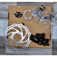 Combo phanh đĩa , củ phanh đĩa và vòng ren bắt phanh đĩa chế xe scooter điện, xe lăn điện, xe 3-4 bánh
