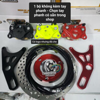 Combo phanh đĩa sau Brem bô cho xe điện xmen độ( kèm phụ kiện dầu phanh ) Combo phanh đĩa sau Brem bô cho xe điện x