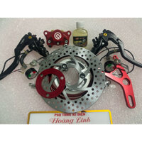 Combo phanh đĩa sau xe điện lắp bánh 12inch (tặng kèm ốc heo và long đền)