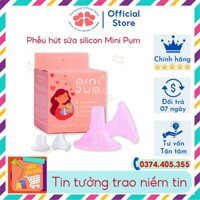 Combo Phễu hút sữa silicon Mini pum FDA và phụ kiện gồm 2 cổ nối hẹp, 2 chặn sữa dài và 2 van silicon cho các loại máy