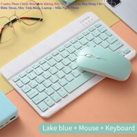 Combo Phím Chuột Bluetooth Không Dây Mini Nhỏ Gọn Đẹp Dùng Cho Điện Thoại, Máy Tính Bảng, Laptop – Mẫu Ngẫu Nhiên
