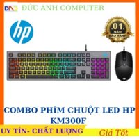 Combo Phím Chuột Có Dây HP KM300F LED (Đen), Chính Hãng 100%, Bảo Hành 12 Tháng