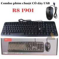 Combo phím chuột CÓ dây R8 1901 USB
