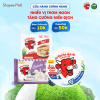 Combo Phô mai con bò cười 16 miếng 224G + PM vuông Belcube vị Việt Quất 15C + PM Lát Con Bò Cười Toast 200G