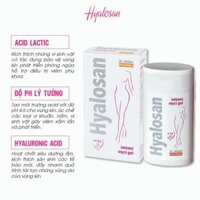 Combo phụ khoa Hyalosan Wash Gel, Vaginal Gel Bổ sung lợi khuẩn, chăm sóc vùng kín Hộp 10 Tuýp Gel Hyalosan