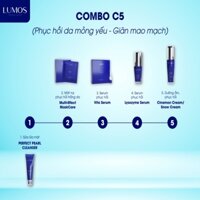 Combo phục hồi da mỏng yếu - giãn mao mạch, mờ nám, tàn nhang C5