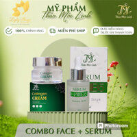 [ComBo Phục Hồi Dưỡng Trắng Da] Combo 2sản Phẩm Serumhab5 & Kem face collagen nhau thai cừu