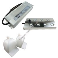 COMBO Phun ẩm 8 Mắt ,Nguồn Chống Nước 48V, Nguồn Tổ Ong 48V, Quạt, Phao Nổi | Vỉ 8 Mắt + 48V 400W + 48V 7,5A + Phao
