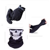 Combo phượt: găng 511 dài, đôi găng chống nắng, khăn đa năng - 511daicombo