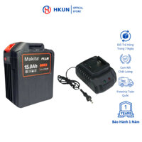 Combo pin sạc,Pin 20,30cell Makita, pin đóng 20 cell Mạch 8 mosfet dòng xả cao chân pin phổ thông 4cmCó đèn led báo pin