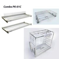 Combo PK-01C  phụ kiện tủ bếp Inox 304 cao cấp