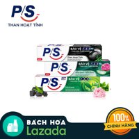 Combo P/S KĐR BẢO VỆ 123 NHA ĐAM - MẪU ĐƠN 180G + P/S THAN HOẠT TÍNH & TRE 180G + P/S KDR 123 Trà Xanh 190G