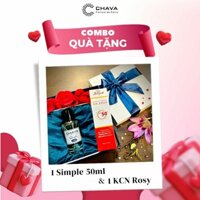 COMBO QUÀ TẶNG 1 NƯỚC HOA SIMPLE 50ML + 1 KEM CHỐNG NẮNG ROSY - CHAVA