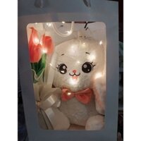 Combo quà tặng gấu bông kèm hoa