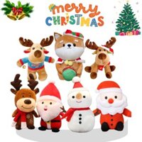 Combo Quà Tặng Gấu Bông và Hoa, Thiệp, Đèn led Chúc Mừng Sinh Nhật Giáng Sinh Noel Đáng Yêu Cao Cấp Gấu Bông Hama