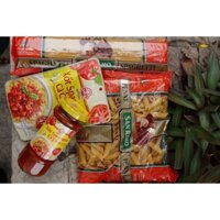 COMBO QUÀ TẶNG MÌ Ý: 1 SANREMO 500GR + 1 MÌ NUI ỐNG 500GR+ 1 SỐT 110GR + 1 SỐT 220GR